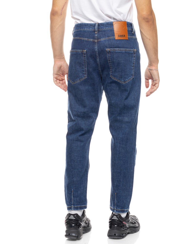 COVERJEANS MONACO 5POCKETS JEANS - BLUE