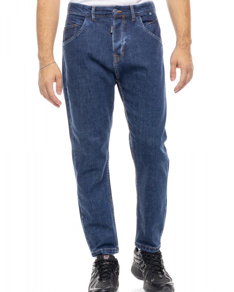 COVERJEANS MONACO 5POCKETS JEANS - BLUE