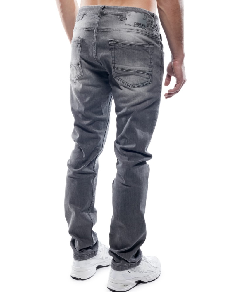 COVERJEANS TEDDY 5POCKETS JEANS - GREY