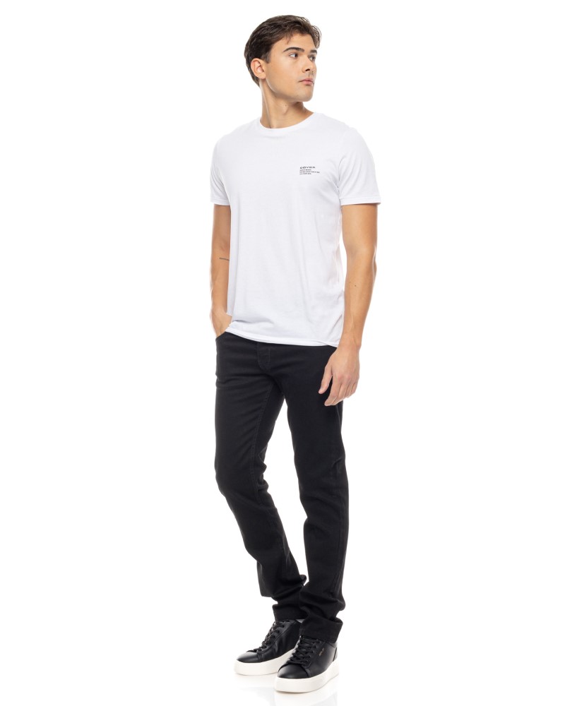 COVERJEANS TEDDY 5POCKETS JEANS - BLACK