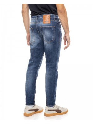 COVERJEANS MONACO 5POCKETS JEANS - BLUE