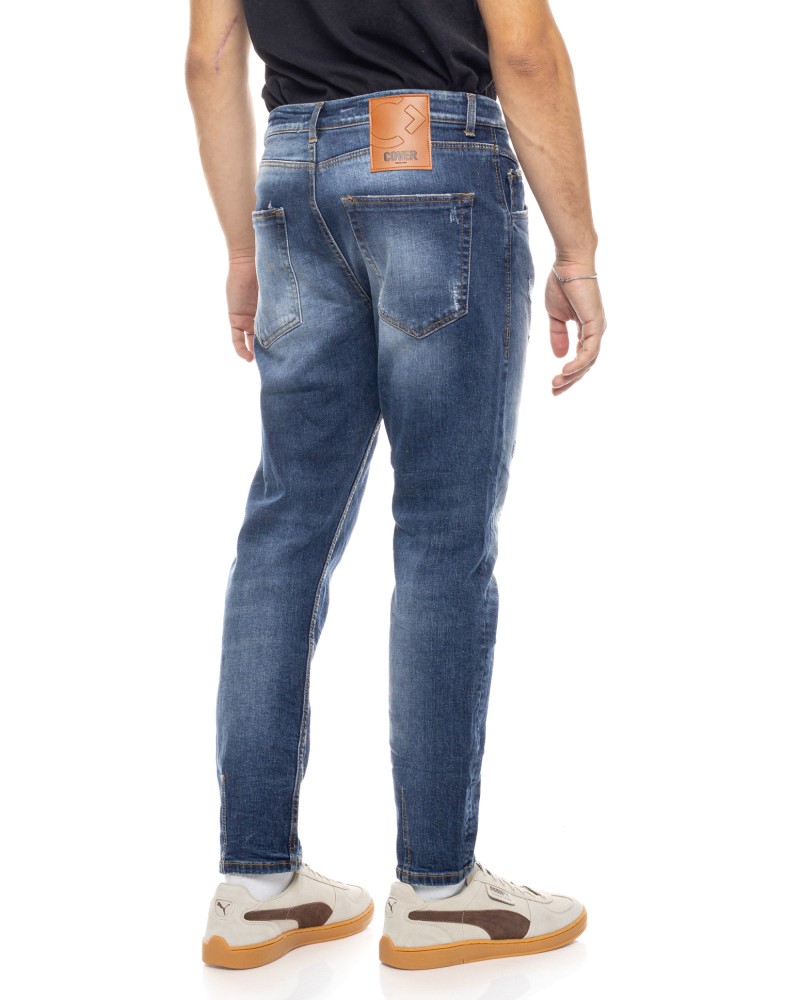 COVERJEANS MONACO 5POCKETS JEANS - BLUE