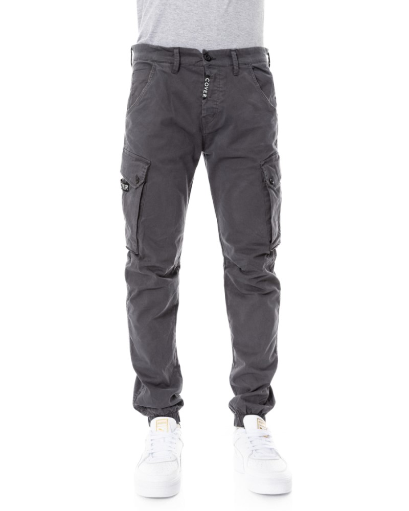 COVER DENIM NEW ARMY CARGO PANTS - GREY
