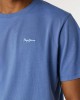 PEPE JEANS ORIGINAL LOGO T-SHIRT - WASHED BLUE