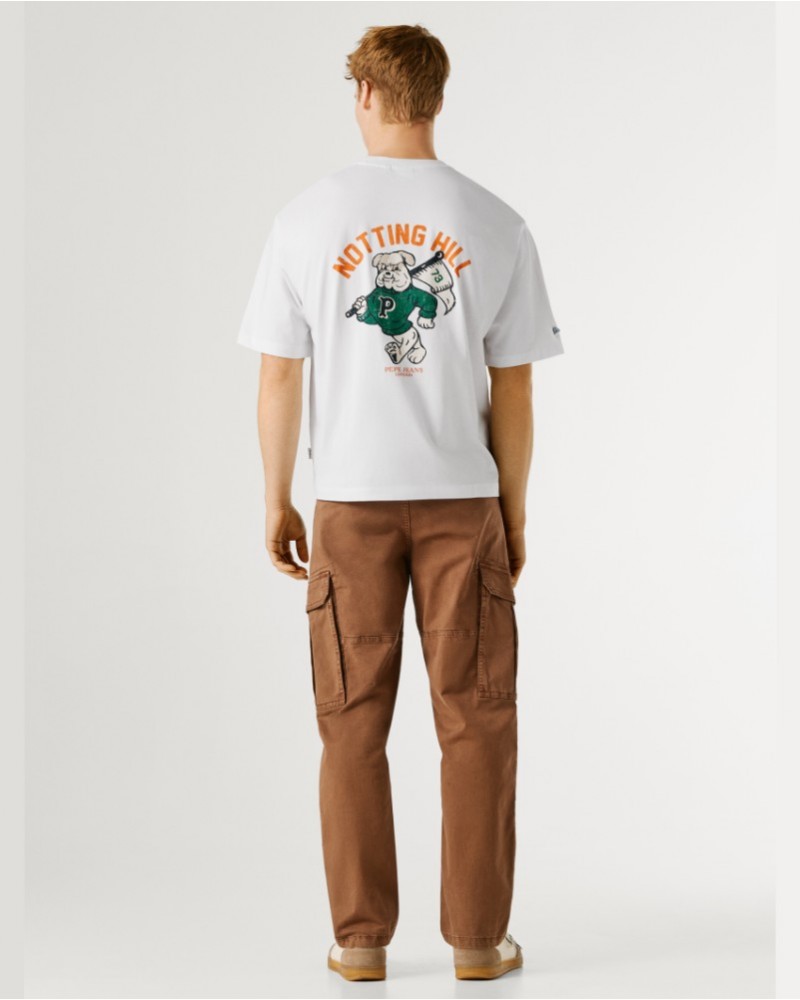PEPE JEANS NOTTING HILL T-SHIRT - WHITE