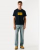 PEPE JEANS LOGO PRINT T-SHIRT - NAVY