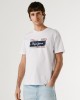 PEPE JEANS LOGO PRINT T-SHIRT - WHITE