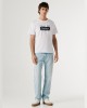 PEPE JEANS LOGO PRINT T-SHIRT - WHITE
