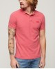 SUPERDRY CLASSIC PIQUE POLO SHIRT - RASBERRY PINK