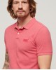 SUPERDRY CLASSIC PIQUE POLO SHIRT - RASBERRY PINK