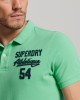 SUPERDRY SUPERSTATE PIQUE POLO SHIRT - GREEN