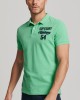 SUPERDRY SUPERSTATE PIQUE POLO SHIRT - GREEN