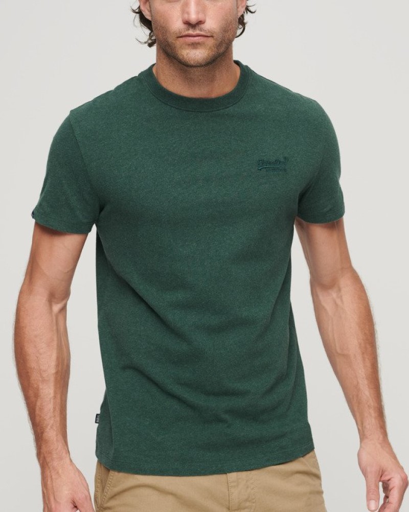 SUPERDRY ESSENTIAL LOGO T-SHIRT - FOREST GREEN
